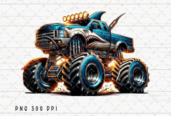 Download Shark Monster Truck Kids Extreme Vehicle - Kid Collection