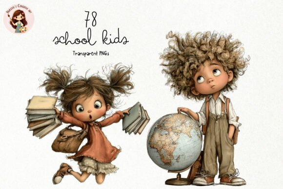 Download Cute School Kids PNG Clipart Bundle - Kid Collection